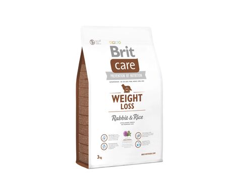 Brit Care Dog Hypoallergenic Weight Loss rabbit & rice 3 kg  