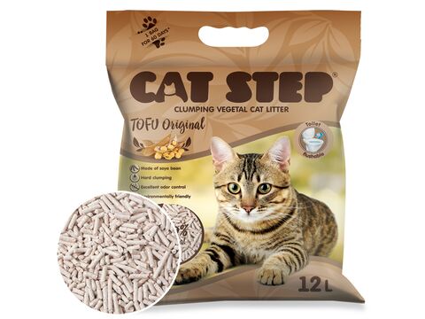 Cat Step Tofu Originál 5,4 kg, 12 l doprodej