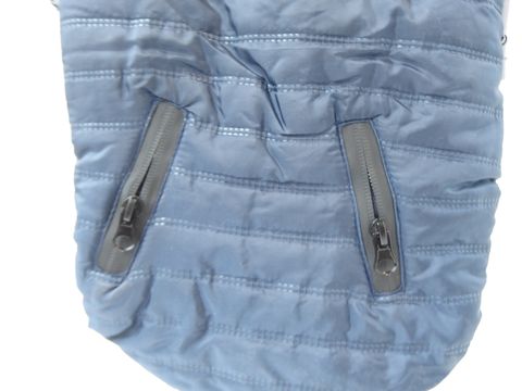 Nayeco bunda pro psa Outdoor s kapucí zateplená modrá délka 45 cm, obvod 54 cm  doprodej
