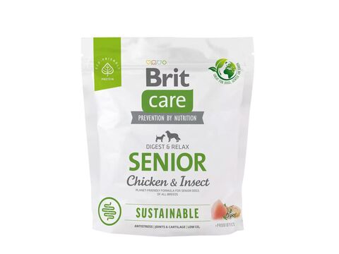 Brit Care Dog Sustainable Senior 1 kg chicken + insect