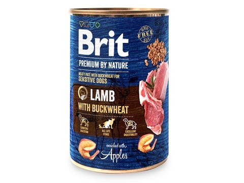 Brit premium by Nature Lamb with Buckwhwat 400 g  