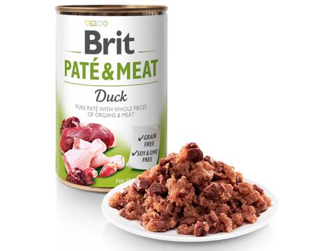 Brit Paté & Meat Duck 400 g grain free