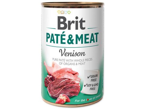 Brit Paté & Meat Venison 400 g grain free 