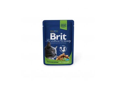 Brit Premium cat s kuřecím masem v omáčce pro kastráty 100 g