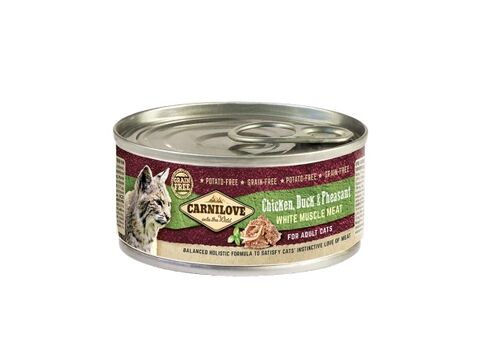 Carnilove WMM Chicken, Duck & Pheasant for Adult Cats 100g  