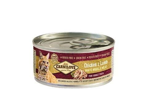 Carnilove WMM Chicken & Lamb for Adult Cats 100g  