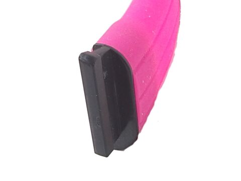 Flamingo LED svítící silikonový obojek (pásek) 2,5 / 35 - 64 cm s aku růžový