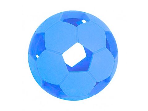 Flamingo hračka pro psa děrovaný míček 7,5 cm latex modrá doprodej
