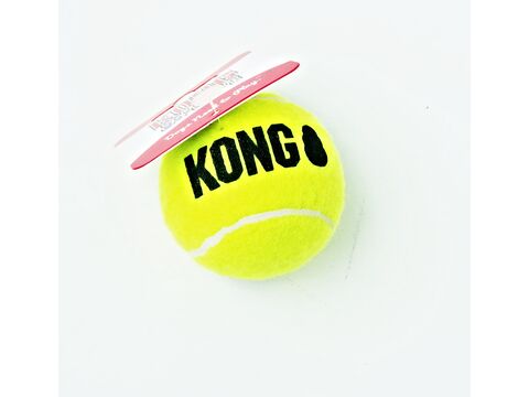 Flamingo hračka pro psa Kong M tenisák pískací průměr 6,4 cm žlutý