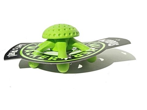Kiwi Walker hračka pro psa plovací chobotnice z TPR pěny, průměr 20 cm zelená