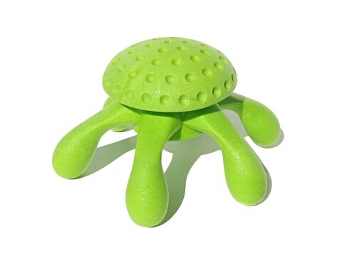 Kiwi Walker hračka pro psa plovací chobotnice z TPR pěny, průměr 20 cm zelená