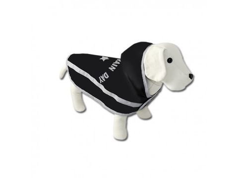 Nayeco pláštěnka pro psa Rain Day s kapucí černá 35 cm, obvod 54-56 cm doprodej