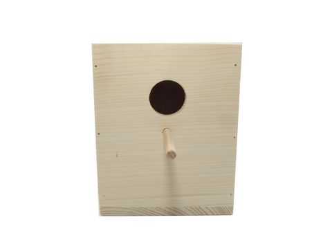 Truhlářství Zimný Hnízdící budka č. 2 13 x 14 x 16 cm průměr otvoru 3,5 cm dřevěná ZV 319 D