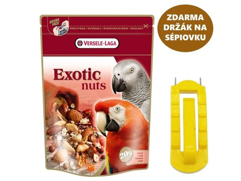 Versele Laga Exotic Nuts 750 g- směs ořechů, ovoce, obilovin a semen pro VP