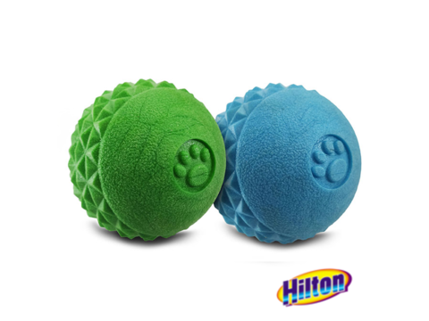 Hilton hračka pro psa tvrdý míček 6,4 cm s vůní vanilky zelená
