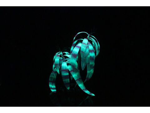 Aqua Lumo akvarijní dekorace silikonová s proužky a mořsk. živočichy 7 x 3 x19,5 cm 4761