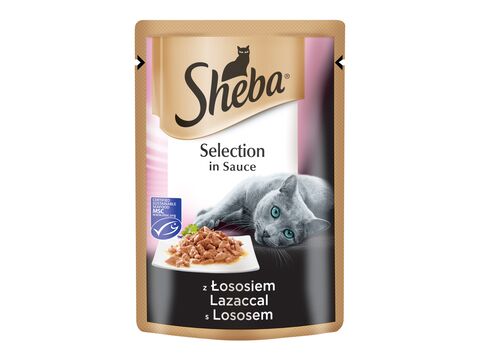 Sheba Selection in sauce losos 85 g kapsa 