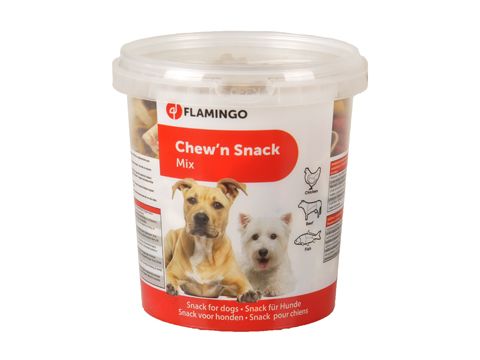 Flamingo CHEWN Snack Bones 500 g mix hovězí,kuře,jehně,zvěřina 