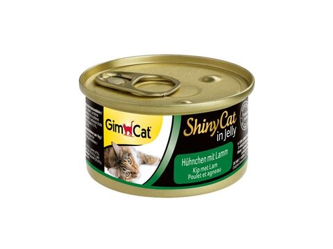 Gimcat shinyCat kuře s jehněčím 70g v želé