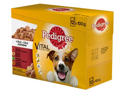 Pedigree Adult kuře & jehně & drůbeží & hov. maso 12 x 100 g