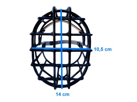 Chopo náhubek kov a gumoplast boxer fena 44
