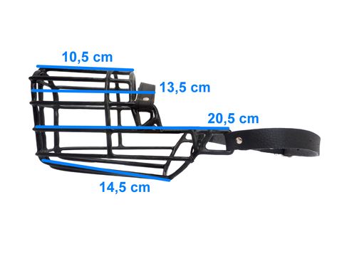 Chopo náhubek kov a gumoplast kolie,baset,belgický ovčák pes 47 