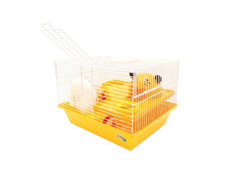 Tatrapet klec pro křečky 35 x 28 x 25 cm s výbavou oranžová