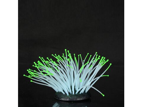 Aqua Lumo akvarijní dekorace silikonová sasanka 7 x 7 x10 cm zelená 4759