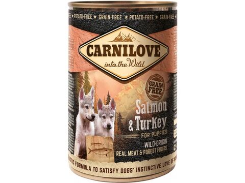 Carnilove Wild Meat Salmon & Turkey for Puppies 400 g 3.091