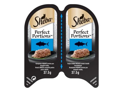 Sheba luxusní kousky ve šťávě s tuňák vanička 6 x 37,5 g
