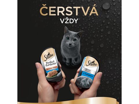 Sheba luxusní kousky ve šťávě s tuňák vanička 6 x 37,5 g