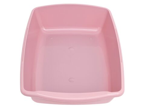 Aquael toaleta pro kočky klasik růžová 38 x14 x 52,5 cm