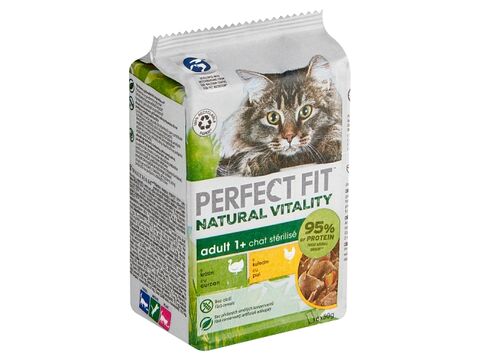 Perfect Fit Sterile 6 x 50 g kapsa s krůtím a kuřecím ve šťávě 