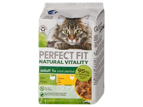 Perfect Fit Sterile 6 x 50 g kapsa s krůtím a kuřecím ve šťávě 