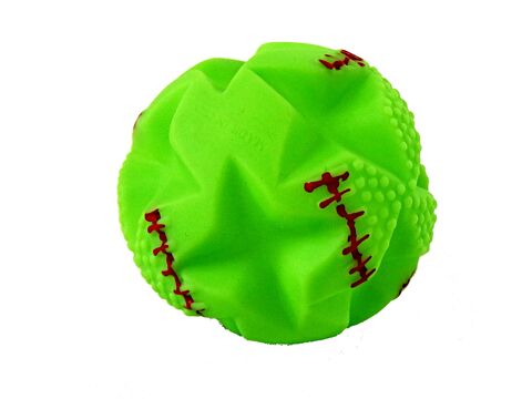 Tatrapet hračka pro psa míček artista 7,5 cm vinyl zelená