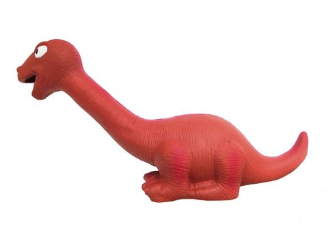 Tatrapet hračka pro psa dinosaurus řvoucí, 19 cm, latex, hnědá
