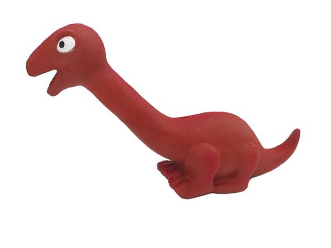 Tatrapet hračka pro psa dinosaurus řvoucí, 19 cm, latex, hnědá