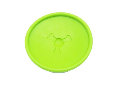 Flamingo hračka pro psa létající talíř 18 cm zelený 