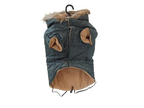 Nayeco bunda pro psa Trenca zateplená s kapucí khaki 50 cm, obvod 68 cm doprodej
