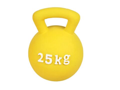 Flamingo hračka pro psa závaží 25 kg 11 cm latex žlutá