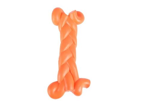 Flamingo hračka pro psa dentální cop 21 cm guma oranžová doprodej