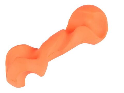 Flamingo hračka pro psa kost 16 cm guma oranžová doprodej