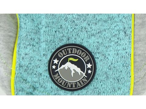 Nayeco mikina pro psa Qutdoor Mountain s kapucí šedo-modrá délka 50 cm, obvod 60 cm doprod