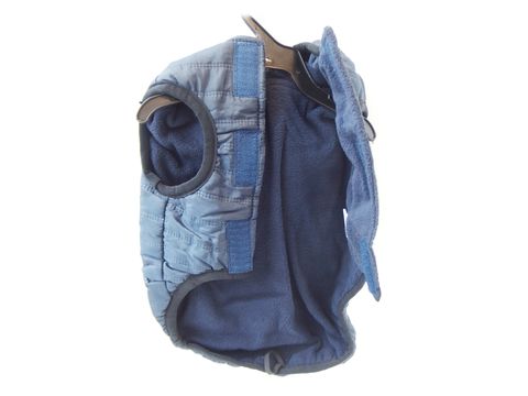 Nayeco bunda pro psa Outdoor s kapucí zateplená modrá délka 45 cm, obvod 54 cm  doprodej
