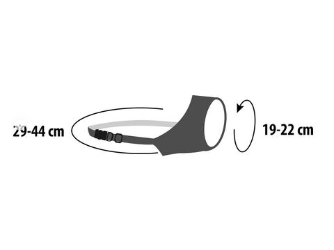 Flamingo fixační náhubek pro psy XS 19 - 24 / 30 - 45 cm /yorkshire/ černý