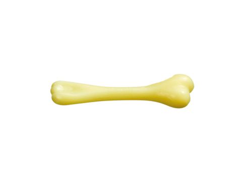 Flamingo hračka pro psa vanilková kost 15 cm