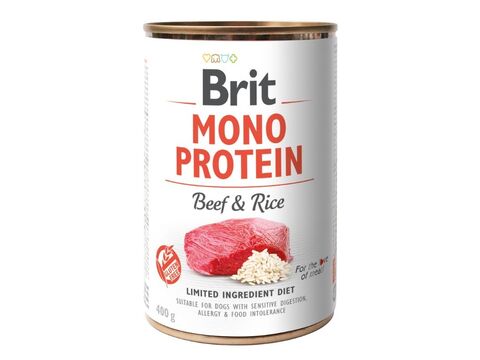 Brit Mono Protein Beef & Rice 400 g ingredient diet 3.127