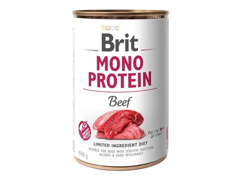 Brit Mono Protein Beef 400 g ingredient diet  
