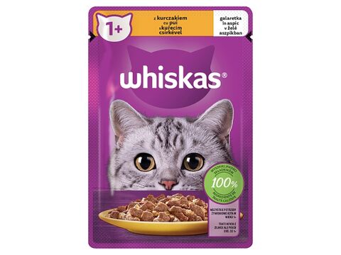 Whiskas adult kuře v želé 85 g kapsa   