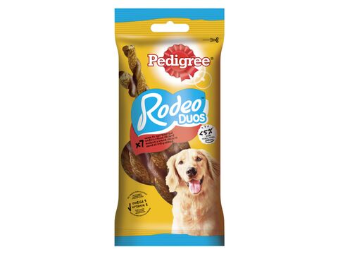 Pedigree Rodeo Duos hovězí/sýr 123 g 7 k